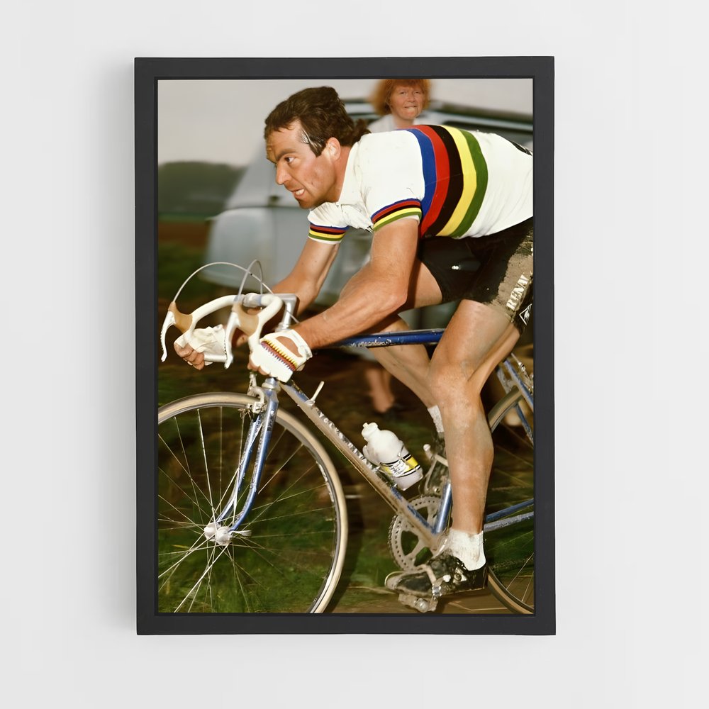 Poster Route de Bernard – affiche Cyclisme (vue 2)